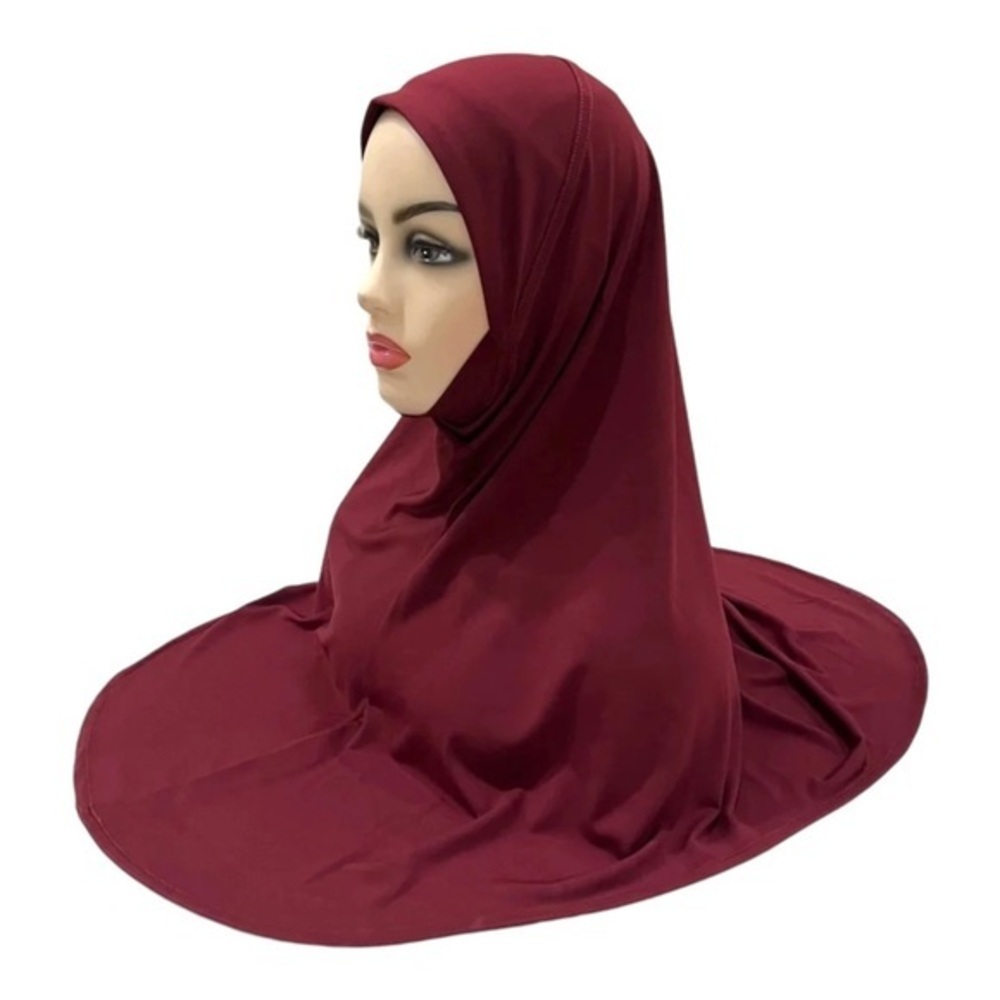 Pinless hijab Islamic hijab ready to wear hijab instant hijab khimar Maroon